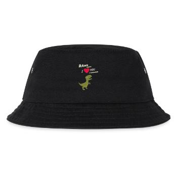 RAWR signifie Je t'aime dans le dinosaure Saint Valentin - Bob Enfant - noir - Devant