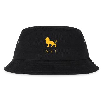 Erfolgreich sein Ziel errreichen T-Shirt Löwe - Kinder Bucket Hat - Schwarz - Vorne