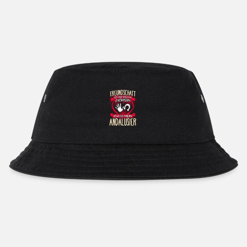 ANDALUSIER - 3 - Kinder Bucket Hat - Schwarz