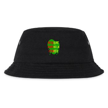 reggae jamaica power - Kinder Bucket Hat - Schwarz - Vorne