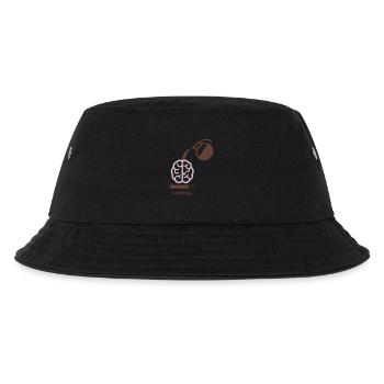 Coffee loading to Brain - Kinder Bucket Hat - Schwarz - Vorne