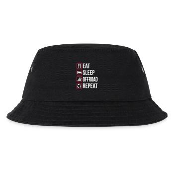 Eat Sleep Offroad Repeat - Kids’ Bucket Hat - black - Front