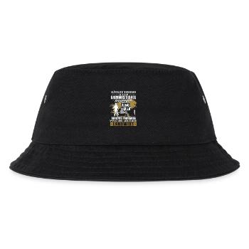 Landwirt Shirt · Landwirtschaft · Vergeben Bauer - Kinder Bucket Hat - Schwarz - Vorne