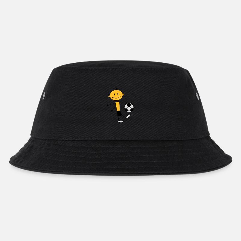 soccer_boy - Kinder Bucket Hat - Schwarz