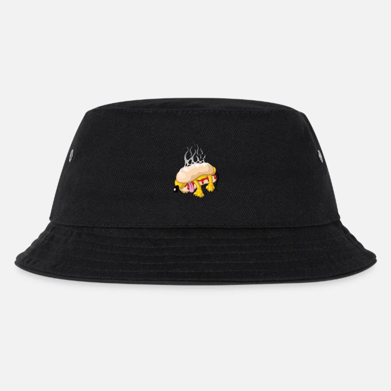 Hot dog - Kinder Bucket Hat - Schwarz