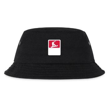 frame shield name text drive snowboard jump sp - Kids’ Bucket Hat - black - Front