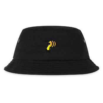 Biene kotzt Honig - Kinder Bucket Hat - Schwarz - Vorne