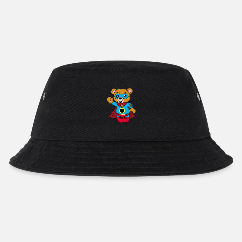 Super ourson en peluche - Bob Enfant - noir