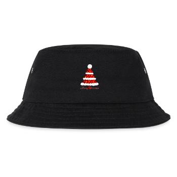 Tannenbaum Weihnachten - Kinder Bucket Hat - Schwarz - Vorne