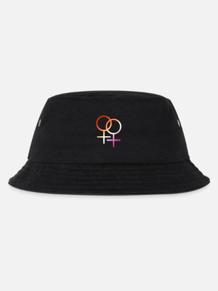 conception de t-shirt coloré symbole lesbienne lgbt - Bob Enfant - noir