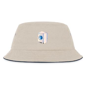Machine à laver dans le style BD pour des idées fraîches - Bob Enfant - blanc cassé/bleu marine - Devant