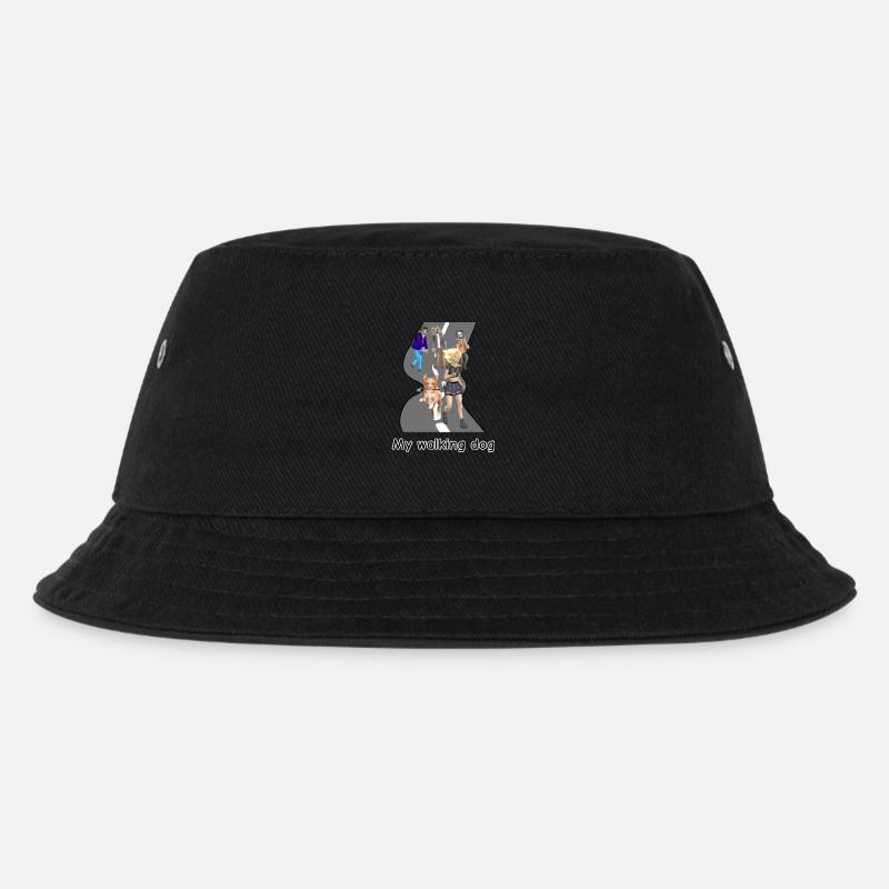 Zombie RunEdition: walking dog - Kinder Bucket Hat - Schwarz