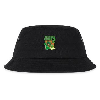 Achtung ich bin Zwei Jahre alt - Kinder Bucket Hat - Schwarz - Vorne