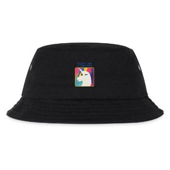 Licorne avec devise – Design unique - Bob Enfant - noir - Devant