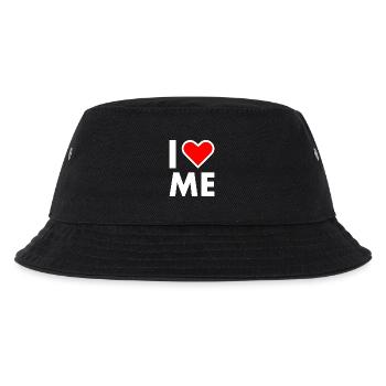 I love me - Kinder Bucket Hat - Schwarz - Vorne