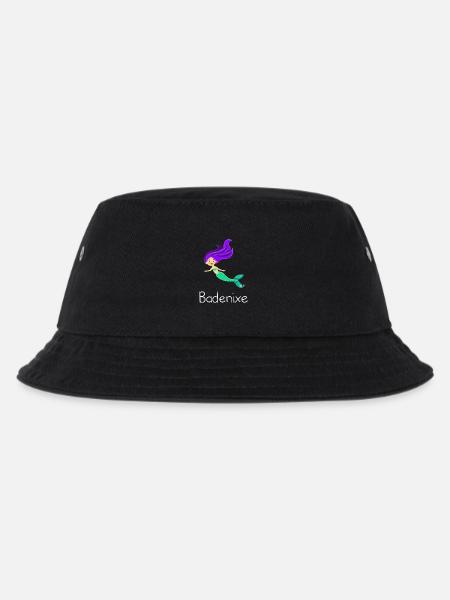 Badenixe - Kinder Bucket Hat - Schwarz