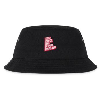 look bald shirt Zitat - Kinder Bucket Hat - Schwarz - Vorne