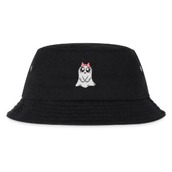 Comic Little Ghost Girl - Kids’ Bucket Hat - black - Front