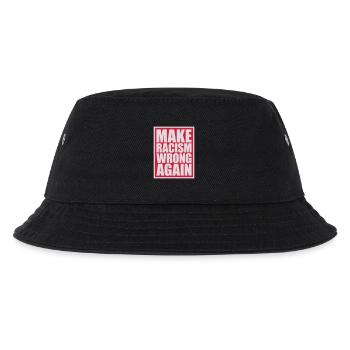 make racism wrong again - Kids’ Bucket Hat - black - Front