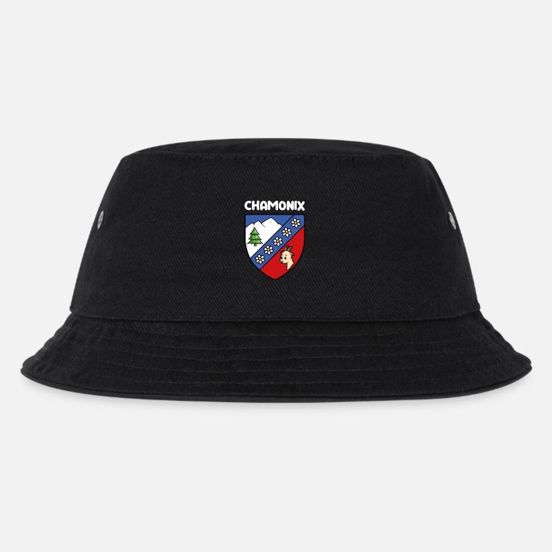 Drapeau Mignon Chamonix Mont Blanc Haute Savoie - Bob Enfant - noir