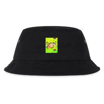 Fröhlicher Taco - Kinder Bucket Hat - Schwarz - Vorne