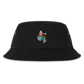 Renard étrange en skateboard - Bob Enfant - noir - Devant