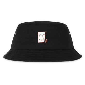 Glückliche Kerle (weiß) - Kinder Bucket Hat - Schwarz - Vorne