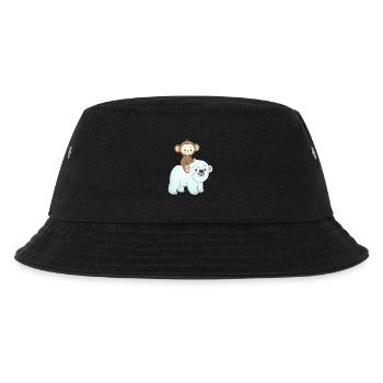 Monkey chevauche l’ours polaire ours polaire - Bob Enfant - noir - Devant
