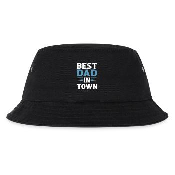 Best Dad in Town - Kinder Bucket Hat - Schwarz - Vorne