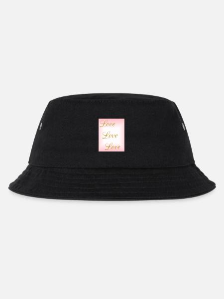 Love - self-love - true love - Kids’ Bucket Hat - black