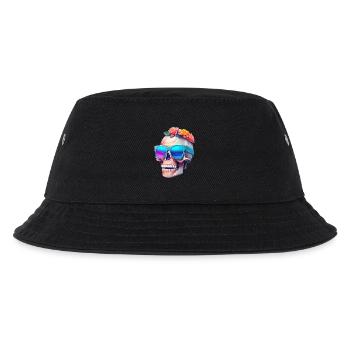 Totenkopf - Kinder Bucket Hat - Schwarz - Vorne