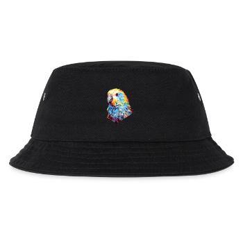 Wellensittich Polygon Vogel Wellensittiche - Kinder Bucket Hat - Schwarz - Vorne