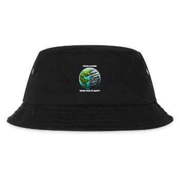 Maßnahmen gegen den Klimawandel - Kinder Bucket Hat - Schwarz - Vorne