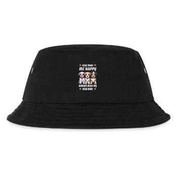 Dogs make me happy... - Kids’ Bucket Hat - black - Front