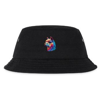 Alpaka - Kinder Bucket Hat - Schwarz - Vorne