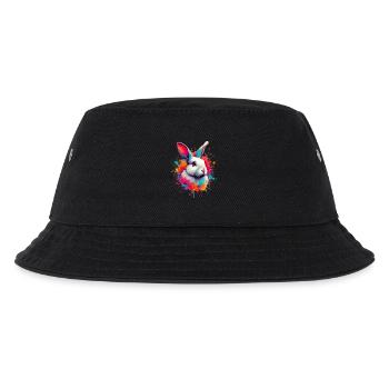 Kaninchen - Kinder Bucket Hat - Schwarz - Vorne
