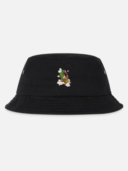 The Dirty-Faced Parrot - Kids’ Bucket Hat - black