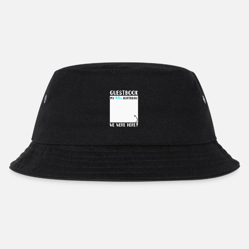 40. Geburtstag - Kinder Bucket Hat - Schwarz