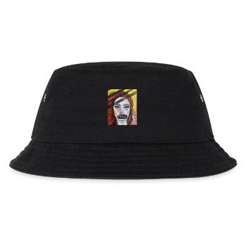 Live PEACE - Kinder Bucket Hat - Schwarz - Vorne