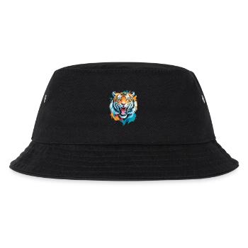 Nepal Tiger - Kinder Bucket Hat - Schwarz - Vorne