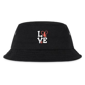 Hundeliebhaber Hundebesitzer - Kinder Bucket Hat - Schwarz - Vorne