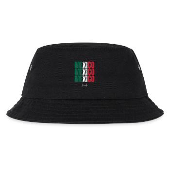 Flagge von Mexiko, mexikanischer Stolz - Kinder Bucket Hat - Schwarz - Vorne