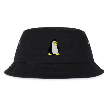 cool Pinguin 002 - Kinder Bucket Hat - Schwarz - Vorne