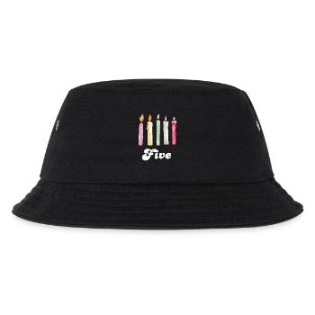 5e anniversaire bougie - Bob Enfant - noir - Devant