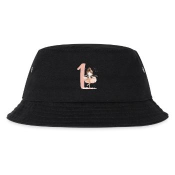 Erster Geburtstag Ballerina Tanz - Kinder Bucket Hat - Schwarz - Vorne