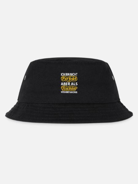 Ich bin nicht perfekt - als als Tischler nah dran - Kinder Bucket Hat - Schwarz