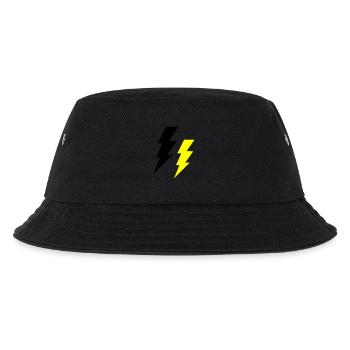 blitze thunder - Kinder Bucket Hat - Schwarz - Vorne