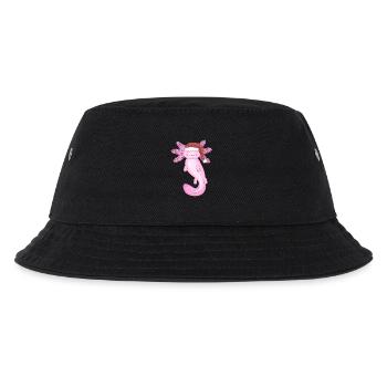 Süßer Weihnachts-Axolotl - Kinder Bucket Hat - Schwarz - Vorne