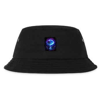Dreamy moonlight and enchanting rose - Kids’ Bucket Hat - black - Front