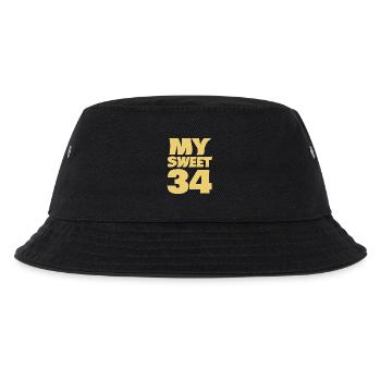 Sweet 34 - Kids’ Bucket Hat - black - Front